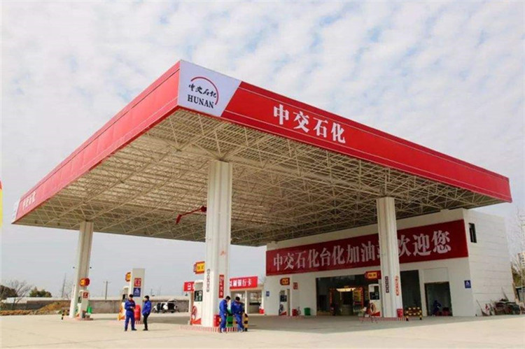 绍兴加油站钢结构网架案例6